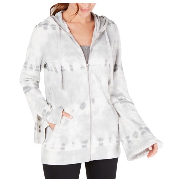 Ideology Jackets & Blazers - full zip hoodie with inside & outside pockets and split sleeves